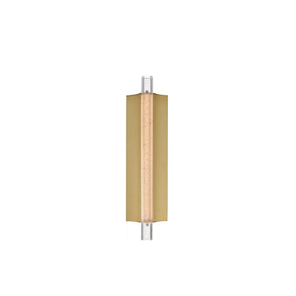 ET2 Lighting Hyperion 1Lt 18" Wall Sconce, Gold/Clear Crystal - E30201-122GLD