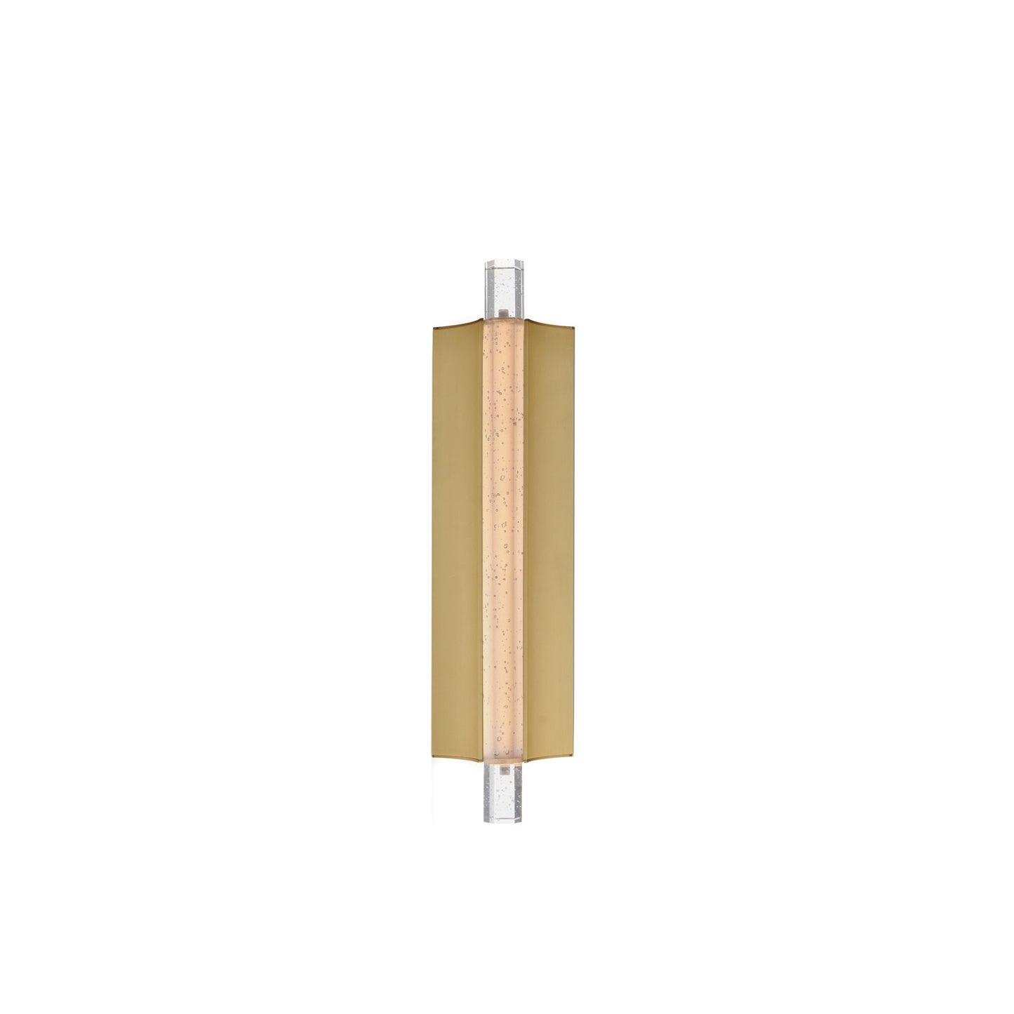 ET2 Lighting Hyperion 1Lt 18" Wall Sconce, Gold/Clear Crystal