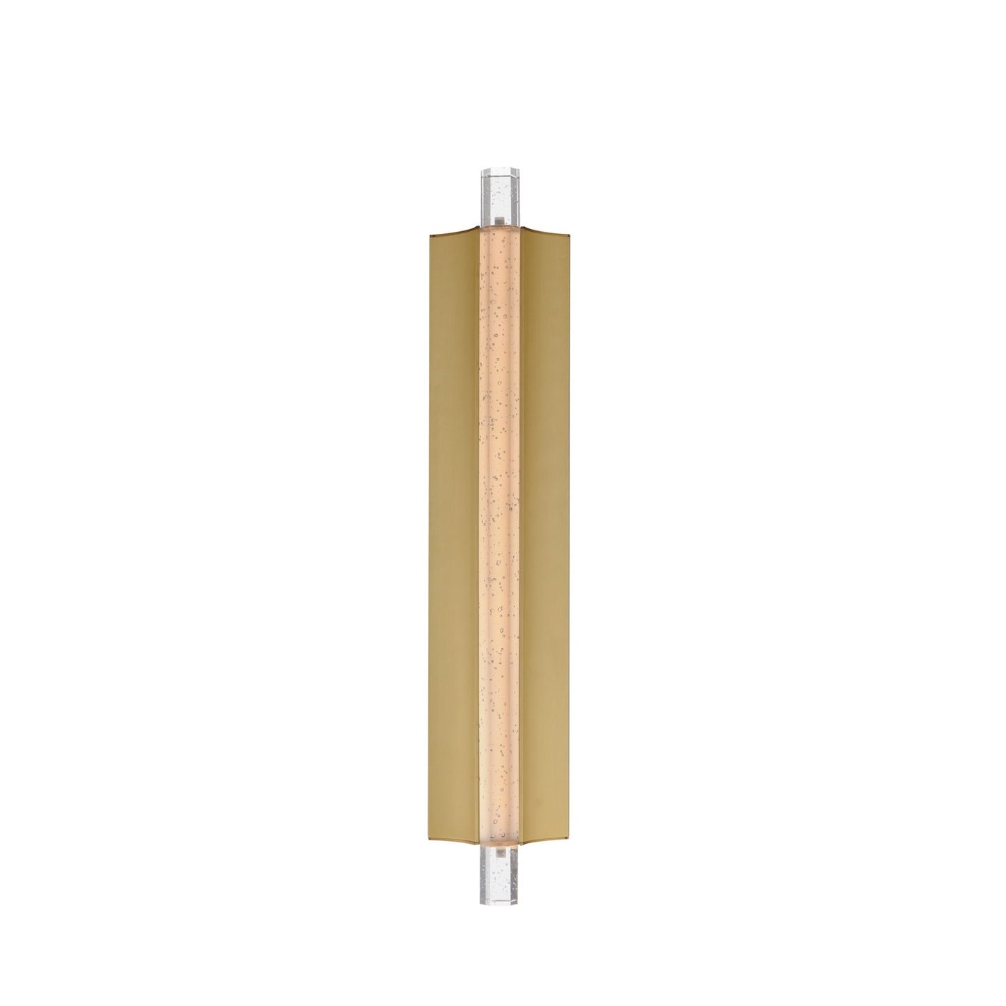 ET2 Lighting Hyperion 1Lt 24" Wall Sconce, Gold/Clear Crystal