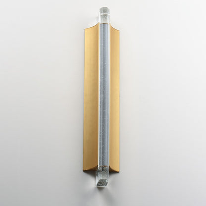 ET2 Lighting Hyperion 1Lt 24" Wall Sconce, Gold/Clear Crystal