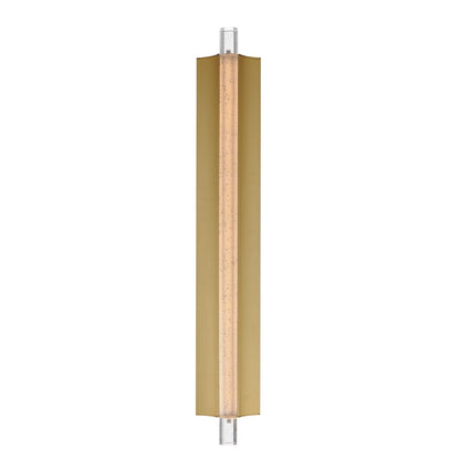 ET2 Lighting Hyperion 1Lt 30" Wall Sconce, Gold/Clear Crystal