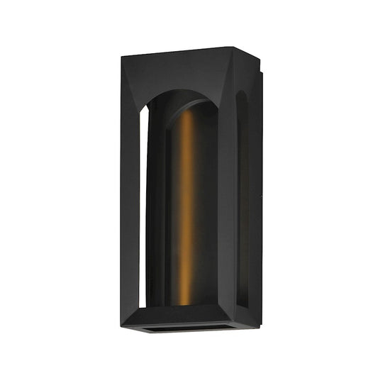 ET2 Lighting Brasilia 2 Light Large LED Outdoor Sconce, Black