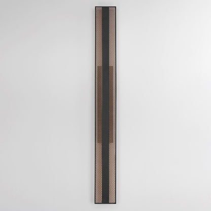 ET2 Lighting Interlace 2Lt 60" LED Outdoor Sconce, Black/Copper