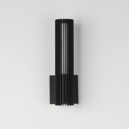 ET2 Lighting Citadel 1 Light 14" LED Outdoor wall sconce, Black