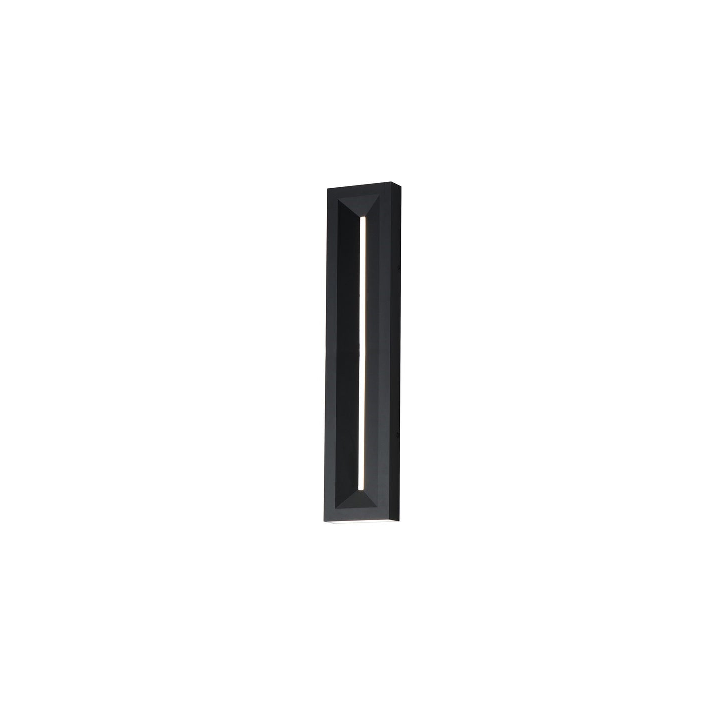 ET2 Lighting Fosso 1 Light 23.5" Outdoor Wall Mount, Black
