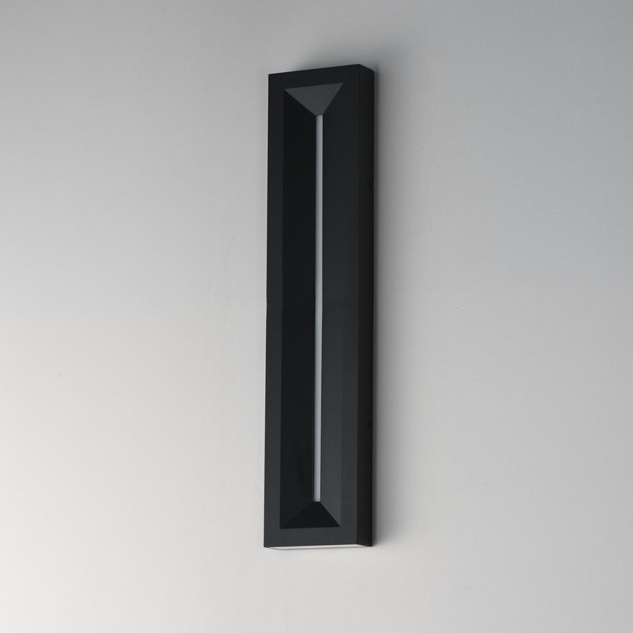 ET2 Lighting Fosso 1 Light 23.5" Outdoor Wall Mount, Black