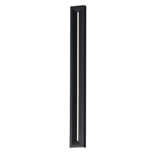 ET2 Lighting Fosso 1 Light 47" Outdoor Wall Mount, Black