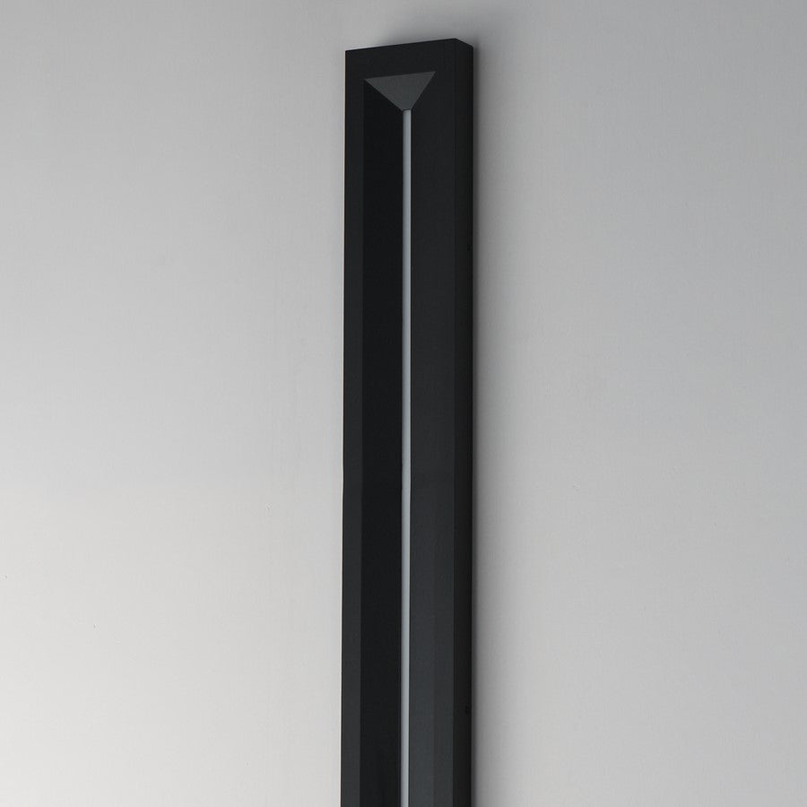 ET2 Lighting Fosso 1 Light 47" Outdoor Wall Mount, Black