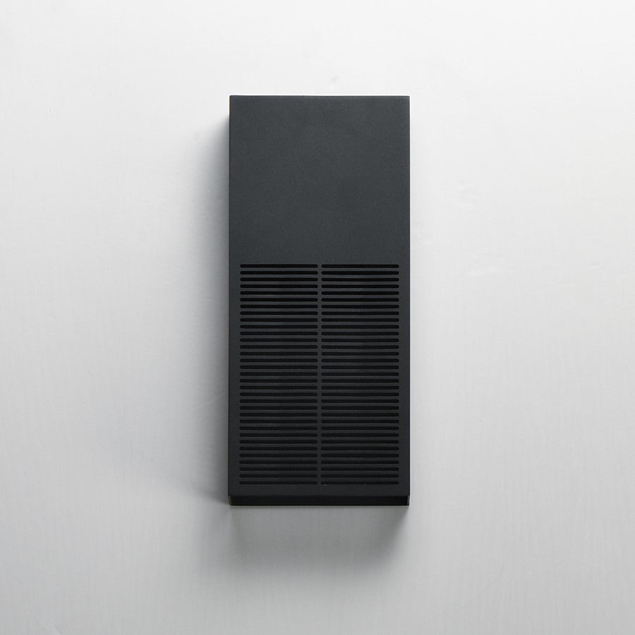 ET2 Lighting Grate 1 Light 14" LED Outdoor Wall Sconce, Black