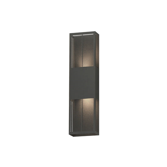 ET2 Lighting Grate 2Lt 24" LED Outdoor Wall Sconce, Bronze