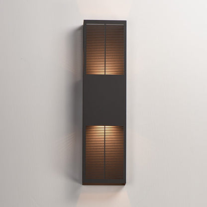 ET2 Lighting Grate 2Lt 24" LED Outdoor Wall Sconce, Bronze