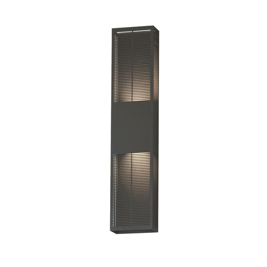 ET2 Lighting Grate 2Lt 30" LED Outdoor Wall Sconce, Bronze