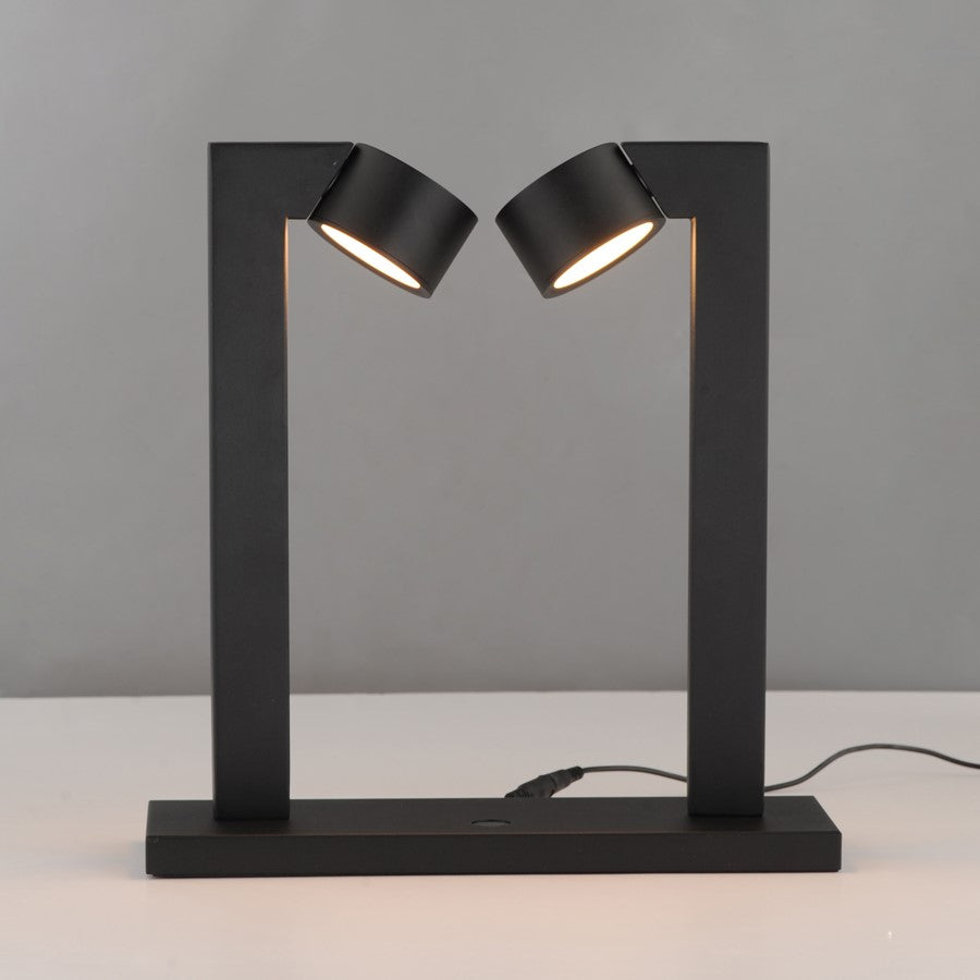 ET2 Lighting Embrace 2-Light Lamp, Black