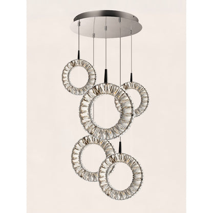 LED Pendant, Polished Chrome