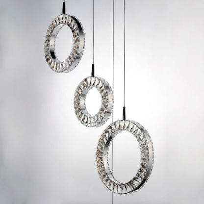 LED Pendant, Polished Chrome