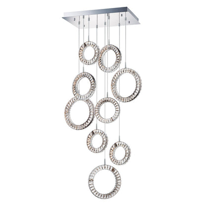 LED Pendant, Polished Chrome
