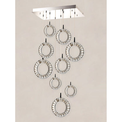 LED Pendant, Polished Chrome
