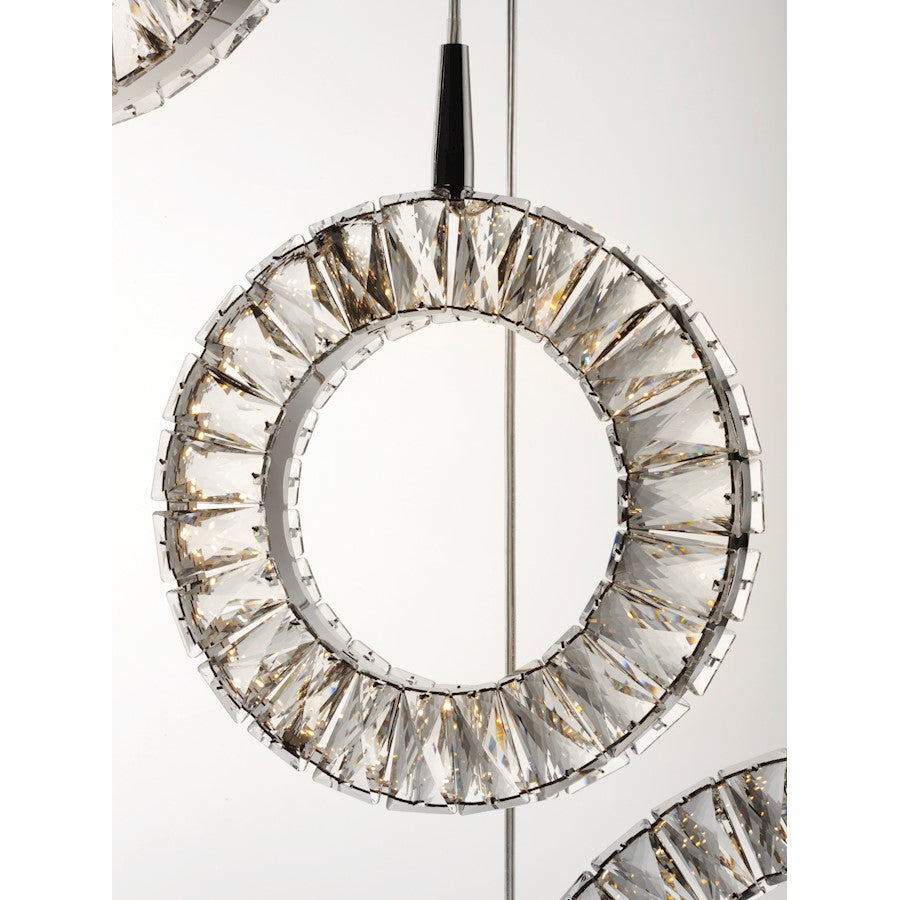 LED Pendant, Polished Chrome