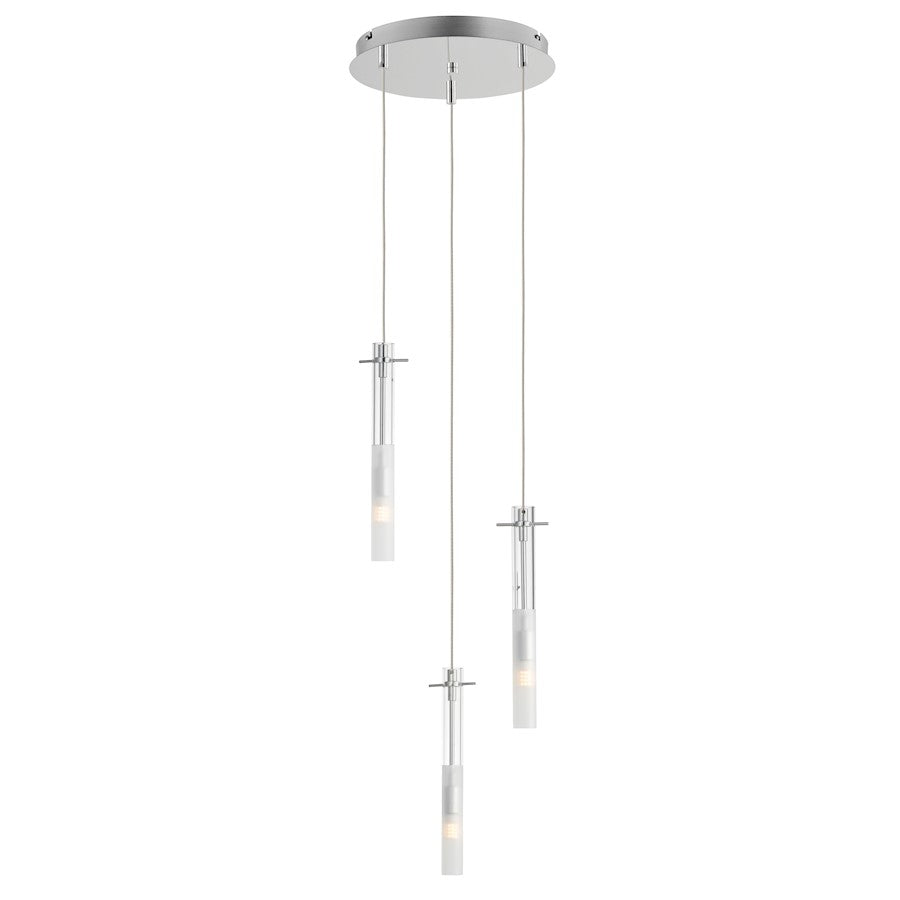 1 Light Pendant, Chrome