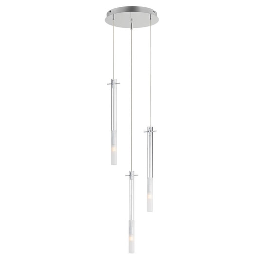 1 Light Pendant, Chrome