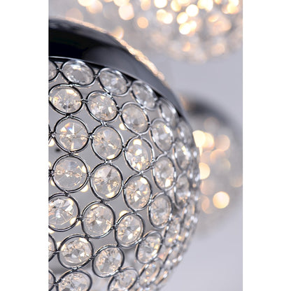 ET2 Lighting Eclipse 3 Light Single Pendant, Polished Chrome