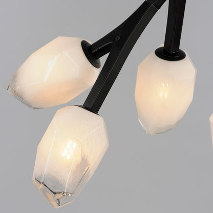 37.5" 10 Light Pendant, Clear