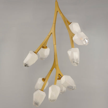 37.5" 10 Light Pendant, Clear