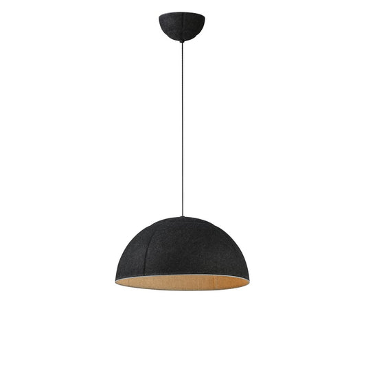 ET2 Lighting Wimbledon 1 Light 16" LED Pendant, Dark Gray