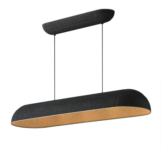 ET2 Lighting Wimbledon 1 Light 41" LED Linear Pendant, Dark Gray