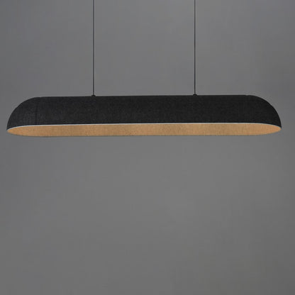 ET2 Lighting Wimbledon 1 Light 41" LED Linear Pendant, Dark Gray
