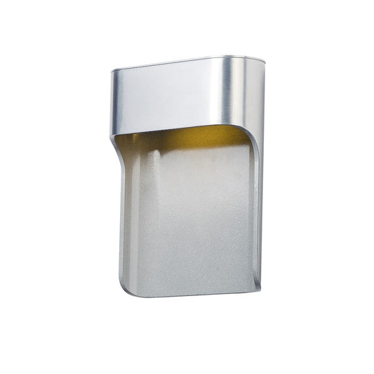 ET2 Lighting Alumilux 8W LED Outdoor Wall Sconce, Satin Aluminum