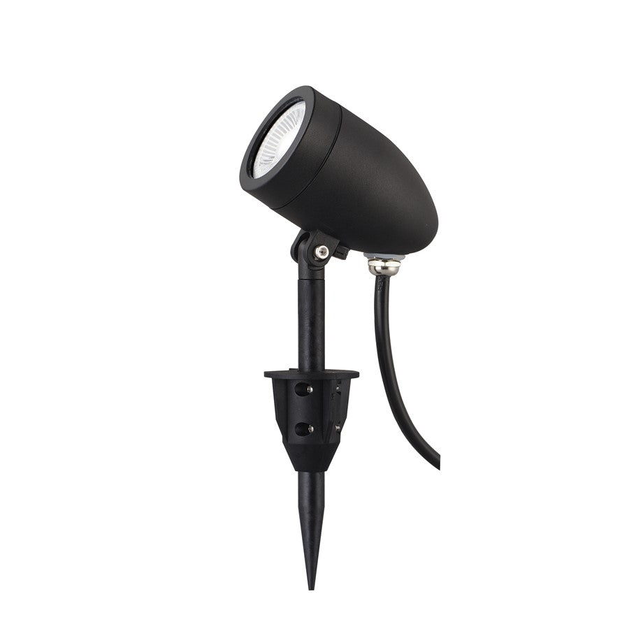 ET2 Lighting Alumilux 1 Light Landscape Spot MR16, Black