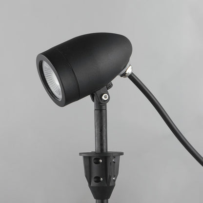 ET2 Lighting Alumilux 1 Light Landscape Spot MR16, Black
