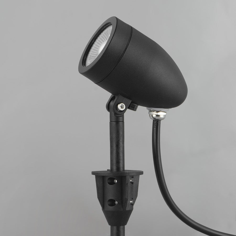 ET2 Lighting Alumilux 1 Light Landscape Spot MR16, Black
