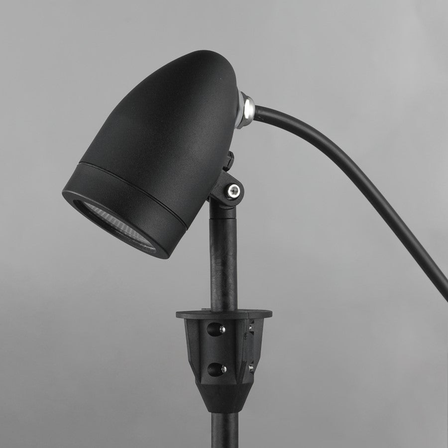 ET2 Lighting Alumilux 1 Light Landscape Spot MR16, Black