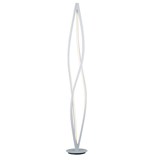 ET2 Lighting Cyclone LED 3-Light 72" Floor Lamp, White/White