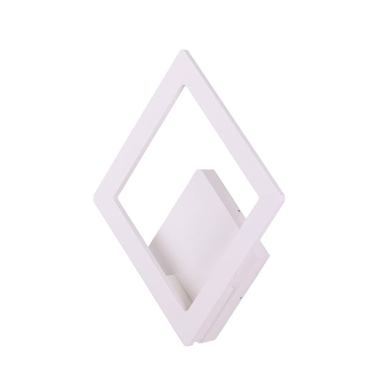 ET2 Alumilux 14in 1-Light Outdoor Wall Sconce | Architectural White Aluminum | Patio & Entryway | 10 x 14 in | Model E41493-WT