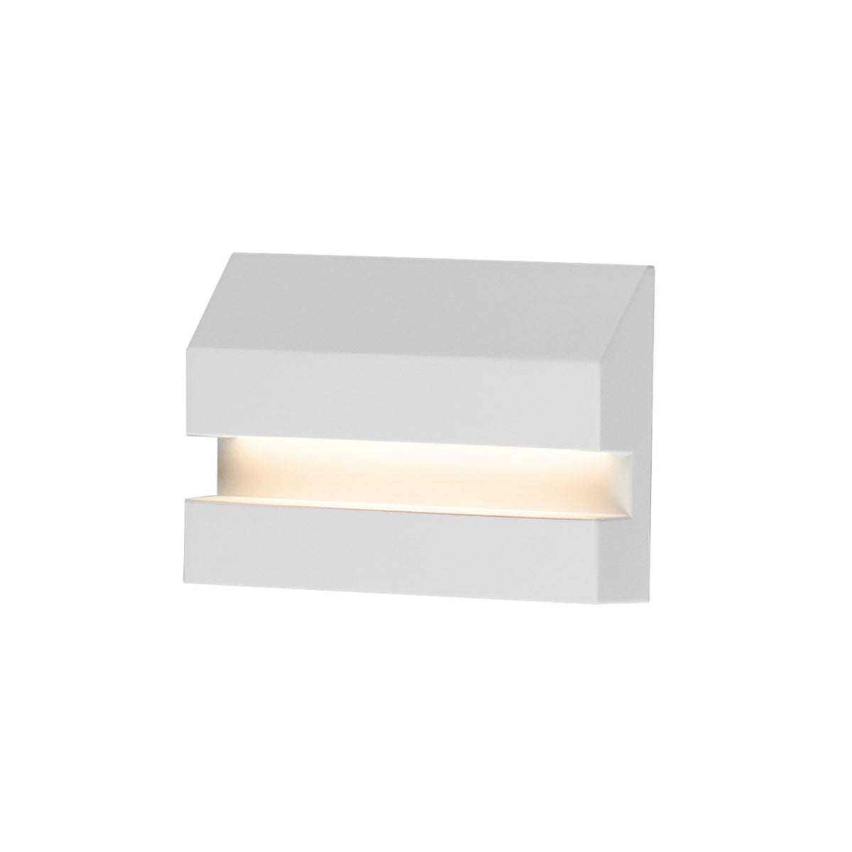 ET2 Brink 5in 1-Light Step Light | Modern White Aluminum | Outdoor Stairs & Pathway | 5 x 3.25 in | Model E41510-WT