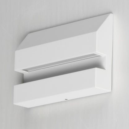 ET2 Brink 5in 1-Light Step Light | Modern White Aluminum | Outdoor Stairs & Pathway | 5 x 3.25 in | Model E41510-WT