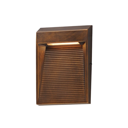 ET2 Lighting Steppes 1 Light LED Outdoor Wall Sconce, Bronze