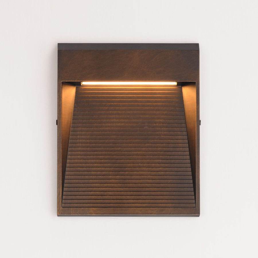 ET2 Lighting Steppes 1 Light LED Outdoor Sconce, Antique Bronze