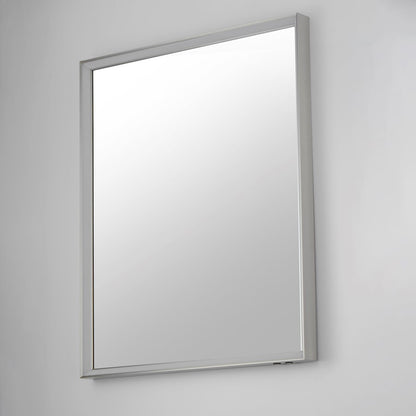 ET2 Lighting Bevel 1 Light 30''x36'' LED Mirror, Satin Nickel