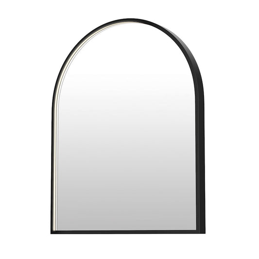 ET2 Lighting Elisse Arch 1 Light 24''x30'' Arch LED Mirror, Black