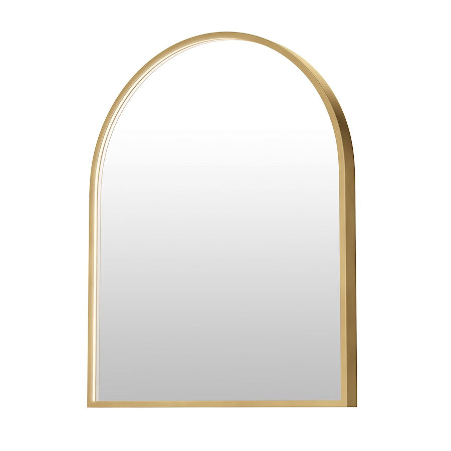 ET2 Lighting Elisse Arch 1 Light 24''x30'' LED Mirror, Gold