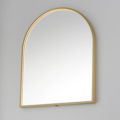 ET2 Lighting Elisse Arch 1 Light 24''x30'' LED Mirror, Gold