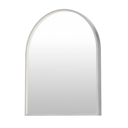 ET2 Lighting Elisse 1 Light LED 30" Mirror, Satin Nickel