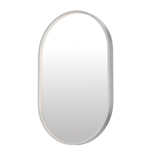 ET2 Lighting Elisse 1 Light LED 32" Mirror, Satin Nickel - E42071-SN