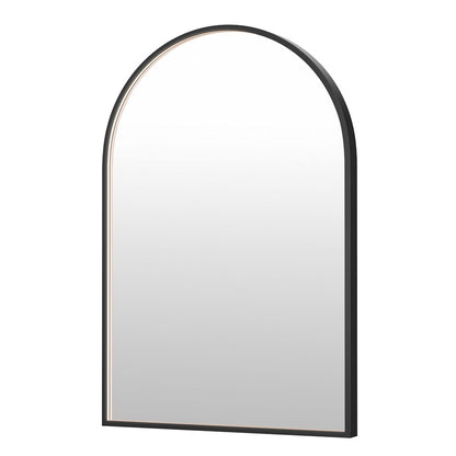 ET2 Lighting Elisse 1 Light LED Arch Mirror, Black - E42073-BK