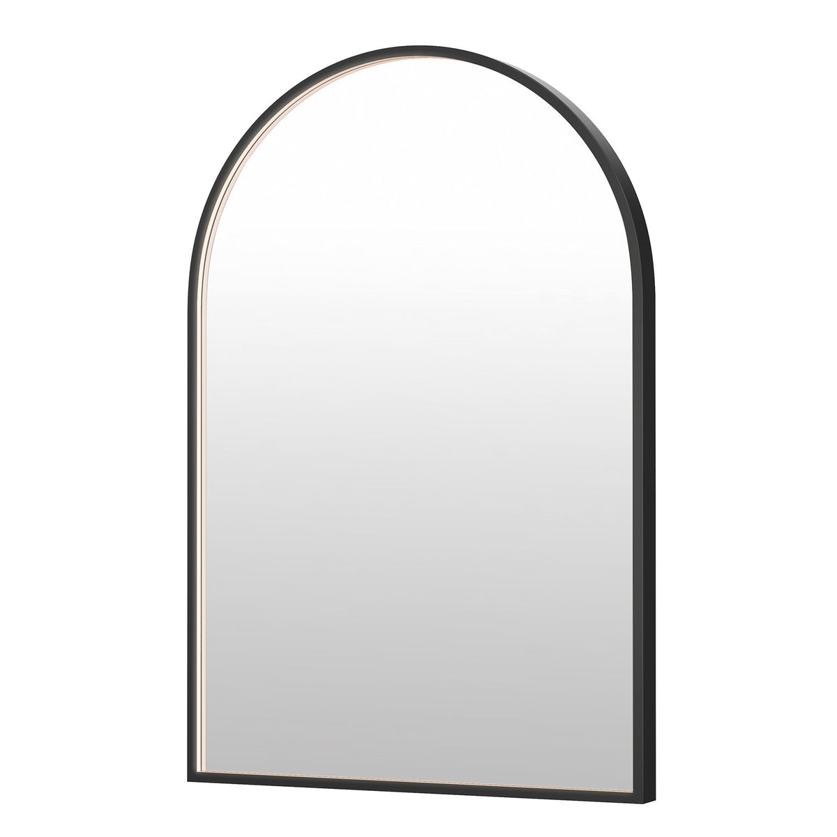 ET2 Lighting Elisse 1 Light LED Arch Mirror, Black
