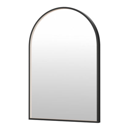 ET2 Lighting Elisse 1 Light LED Arch Mirror, Black